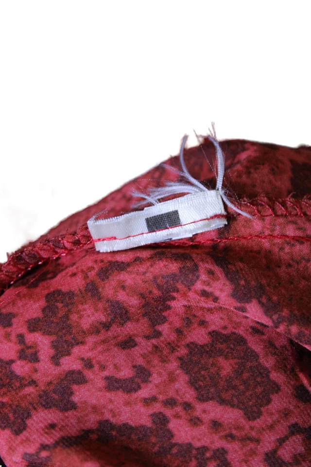 Maxi Vestido Mango Para Mujer Estampado Animal Plisado Manga Larga Con Botones Talla 4 Foto 4 de 4