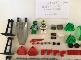 Lego Space Police II: 6897 Rebel Hunter - 100% Complete & Correct - EXCELLENT