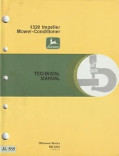 JL535 John Deere 1320 Impeller Mower-Conditioner Technical Manual (1979) TM-3224