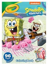 Crayola SpongeBob SquarePants Coloring Book With Stickers. 96 Pages Brand New