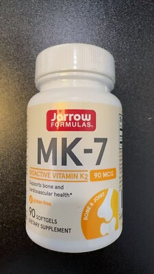 Jarrow Formulas, Inc. Mk-7 90 mcg 90 Softgels,  New, Sealed Free Shipping