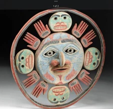 Northwest Coast - Bella Coola - Nuxalk- Sun Mask