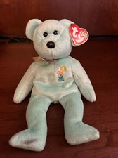 TY Beanie Babies - Ariel the Bear Plush Toy Rare With Tag Errors