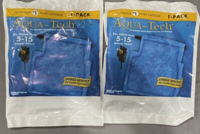 [2X] Aqua-Tech EZ-Change #1 Filter Cartridge for 5-15 Filters 1 Pack w/Free Net