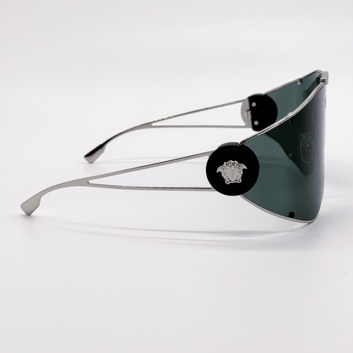 NEW VERSACE MOD 2268 1000/3H SHIELD VE2268 10003H UNISEX SUNGLASSES - Picture 9 of 12