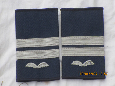 Irish Defence Force, Captain,Air Corps, Rangschlaufen,IDF, Paar, blau