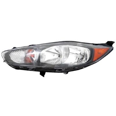 For 2014-2018 Ford Fiesta Halogen Headlight W/Bulb W/Black Bezel Left Side