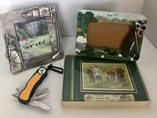 Golf Lot Schrade Multi Tool Pewter Resin Golf Frames Photo Frame Book