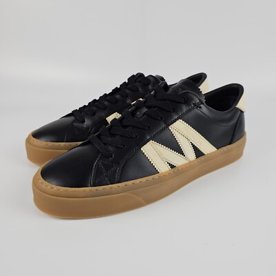 MONCLER Monaco2 Men's Black Sneakers New