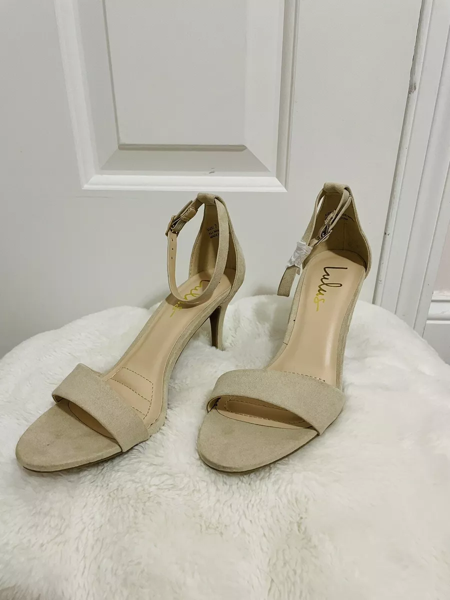 Lover Natural Suede Ankle Strap Heels | Ankle strap heels, Heels, Ankle  strap