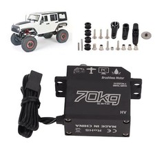 70KG Digital Servo, High Accuracy Full Waterproof Steering RC Servo, Full Alu...