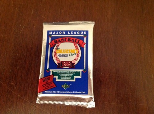 (1) Gem Mint Unopened Wax Pack-1989 Upper Deck (Griffey Jr. RC's Possible)