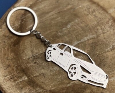 Keychain Infiniti Q50 Key ring high quality stainless steel 1,5mm