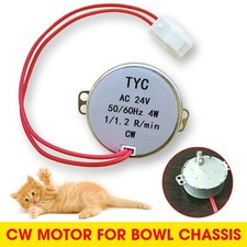 Simply Clean Litter Box Conveyor Motor for Pet Bowl Chassis CW 4W AC 24V NEW