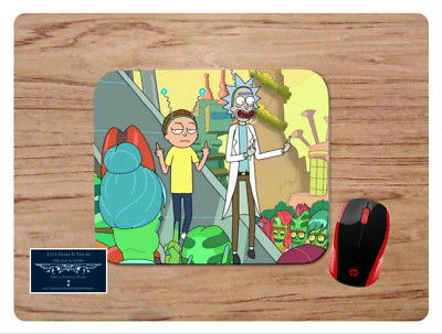 RICK AND MORTY PEACE AMONG WORLDS DESK MAT MOUSE PAD HOME SCHOOL OFFICE GIFT 