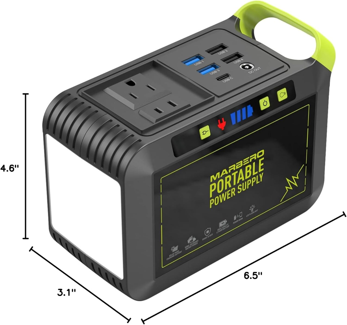 Portable Power Station 88Wh Camping Lithium Battery Solar Generator Fast  Chargin | eBay