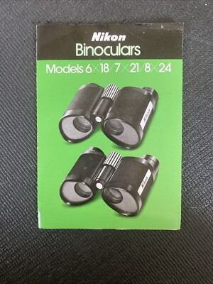 Vintage Nikon Look Binoculars 8x24 7° W/ Case & Box Japan W