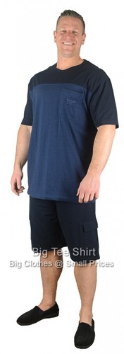 Big Mens Forge Burns Shorty Pyjama Set 2XL 3XL 4XL 5XL 6XL 7XL 8XL - Imagen 3 de 3