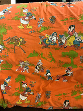 Disney Snow White Donald Bambi Child’s Duvet & Cover Toddler Bed Size 34” X 48”