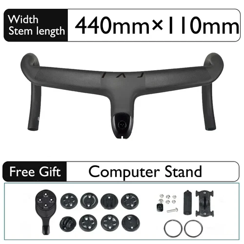 Carbon Full Internal Cable Routing Road Bike Integrated Cockpit Di2 Handlebar - Picture 22 of 43