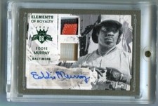 2016 Diamond Kings - EDDIE MURRAY - Game Jersey Patch / Bat - ORIOLES #d 1/3