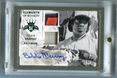 2016 Diamond Kings - EDDIE MURRAY - Game Jersey Patch / Bat - ORIOLES #d 1/3