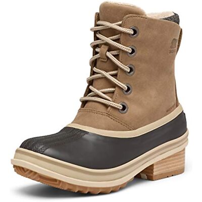 SOREL Women's Slimpack III Lace Khaki II Waterproof Winter Boots NL3810-297