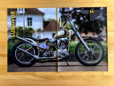 2024 Print Article 1954 Harley Davidson Panhead Chopper Benny Blanco