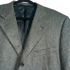 Canali Mark Shale Sz 56R Cashmere Lama Sport Coat Luxury Preppy Office