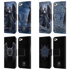 OFFICIAL ANNE STOKES RAVEN LEATHER BOOK CASE FOR APPLE iPOD TOUCH MP3