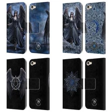 OFFICIAL ANNE STOKES RAVEN LEATHER BOOK CASE FOR APPLE iPOD TOUCH MP3