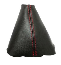 Fits 06-11 Honda Civic Si Red Stitch Vinyl Leather Manual Shift Boot Cover Fits 06-11 Honda Civic Si Red Stitch Vinyl Leather Manual Shift Boot Cover