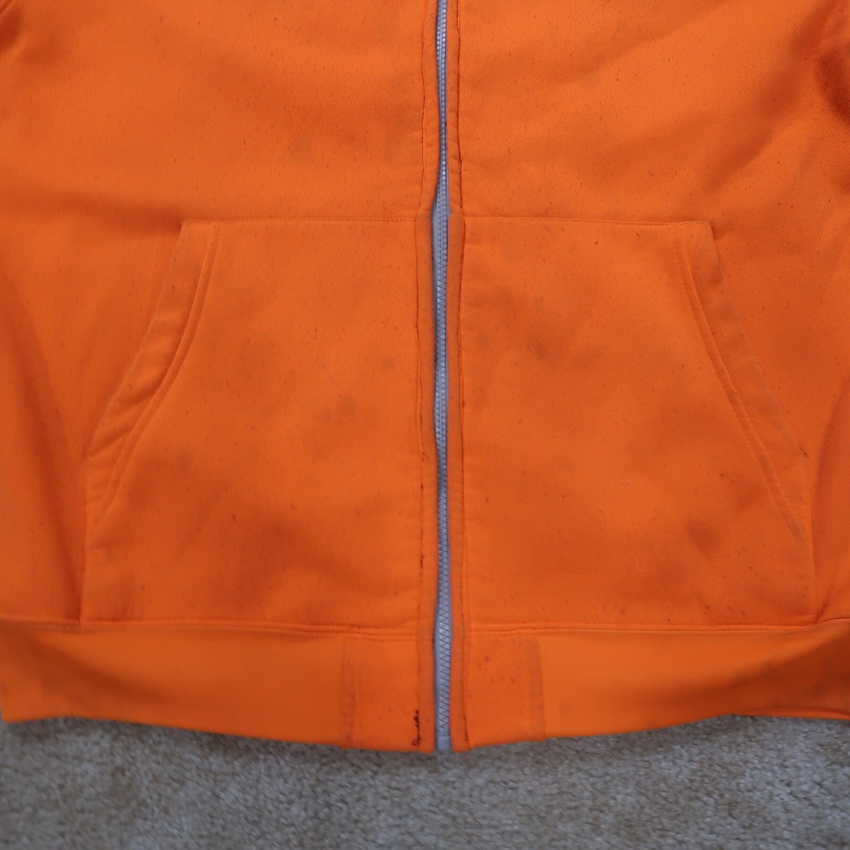 Winchester Full zip Hoodie Men's Large Hooded Long sleeve Blaze