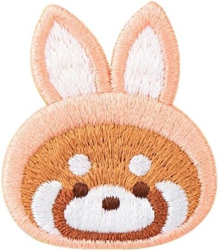Iron-on patch animal embroidery (Red Panda hat Cosplay 6-piece set) Polyester - Picture 5 of 5