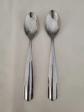 Gourmet Settings Stainless Steel SAVOY Lot of 2 Teaspoons 