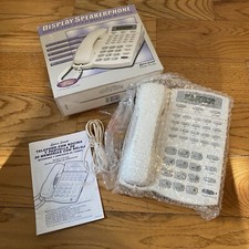 New Open Box 1998 Lenoxx Sound Display Speakerphone PH-332 20 Speed Dial Numbers