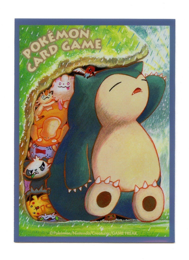 tomokazu 2015 Tomokazu Snorlax Individual Card Sleeve Pokemon Center