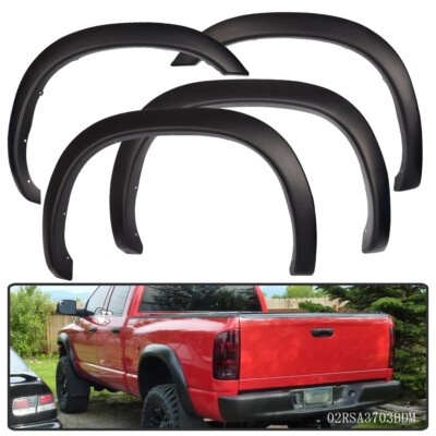 Factory Style Wheel Fender Flare Fit 2002-2008 Ram 1500 2003-2009 Ram 2500 3500