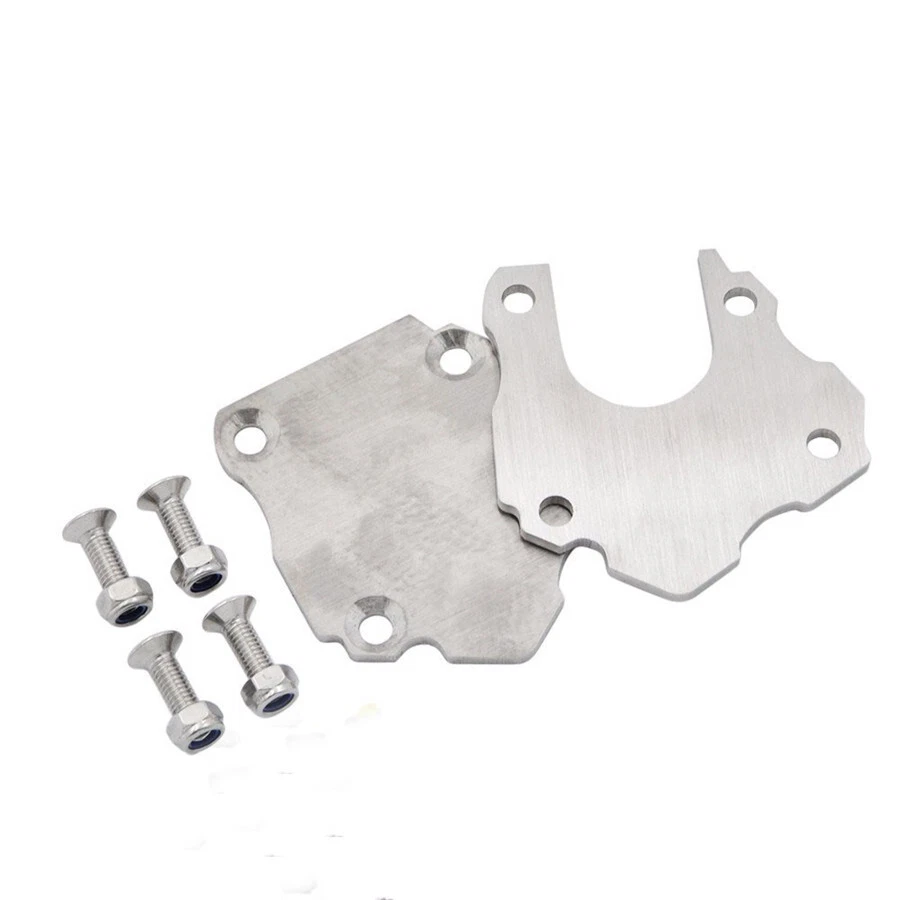 Almohadilla de extensión de soporte lateral de acero inoxidable universal para motocicleta Foto 4 de 4