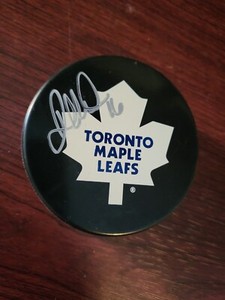 Autographed NHL Hockey Puck