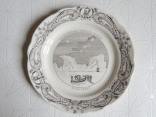 Assiette JULES VERNE Michel de l'Ormeraie L'hivernage dans les glaces 150ans 