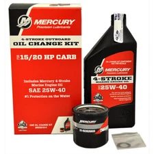 Mercury Marine 8M0081914 15 and 20 hp Four Stroke Oil Change Kit