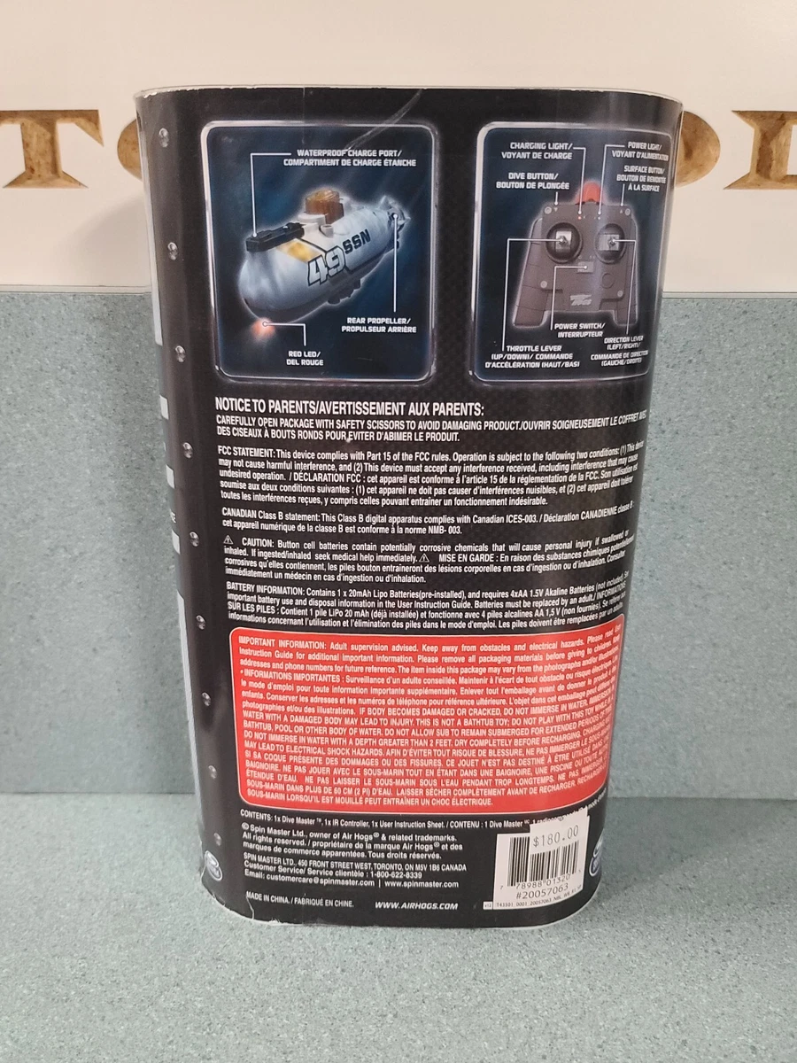Air hogs dive master submarine 2025