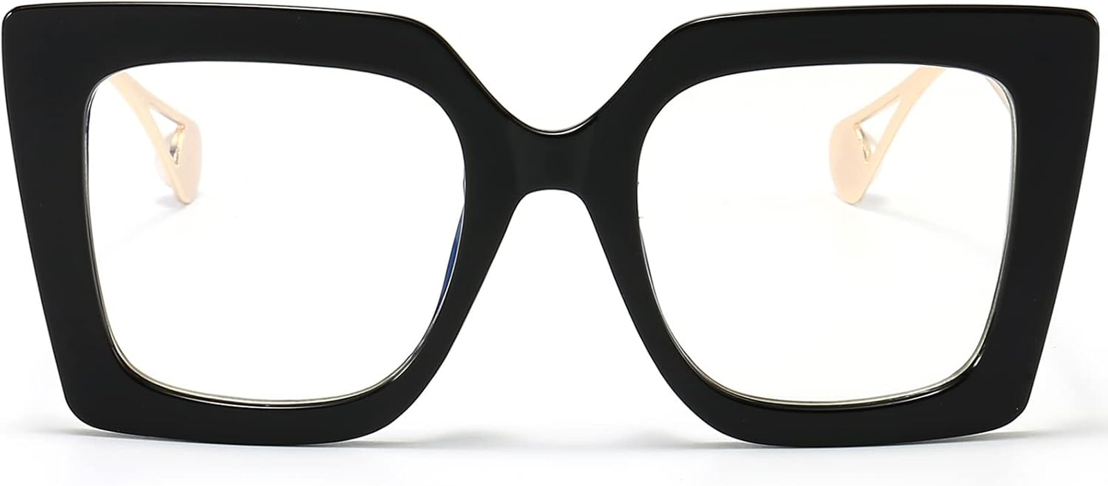 Oversized Blue Light Glasses for Women, anti Fatigue Prevent Headache Computer E-image