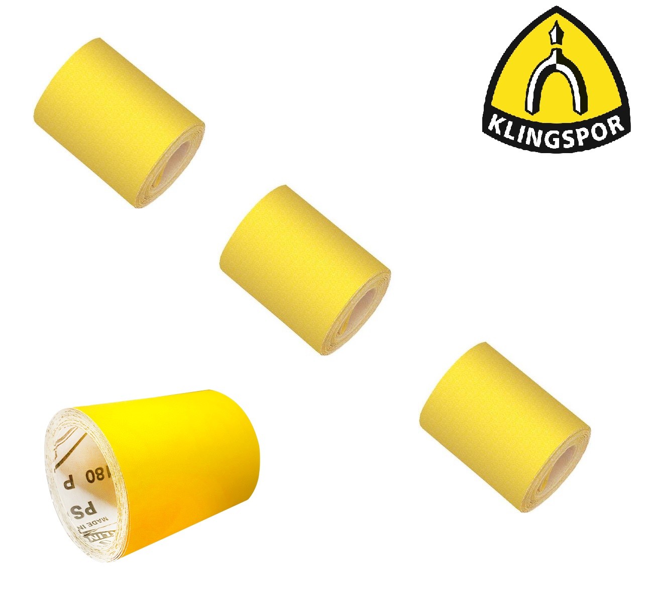 Klingspor Sanding Sandpaper Roll 40 180 Grit 115mm x 4.5m Mix Sand