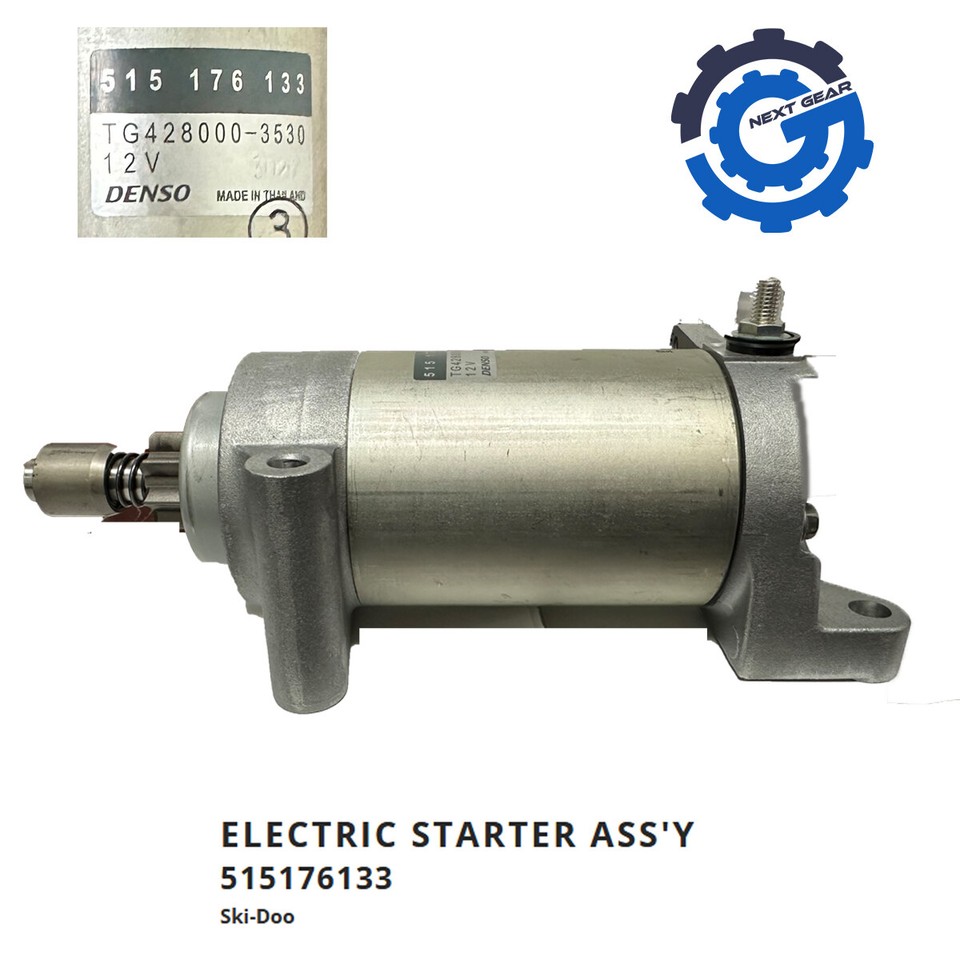 New OEM SkiDoo Snowmobile Starter Motor For 20022010 Ski Doo GSX GTX