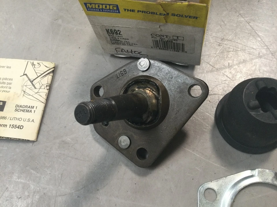 美国制造 K692 MOOG 悬架球接头适合 1962 - 1967 雪佛兰雪佛兰 II NOVA — 第 2/4 张图片