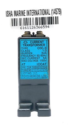 Toyo Keiki COC-3 Class 1.0 NH-273 Current Transformer