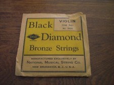 Set of Vintage Black Diamond BRONZE Violin St...
