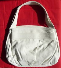 Borsa donna Mandarina Duck in pelle bianca doppi manici